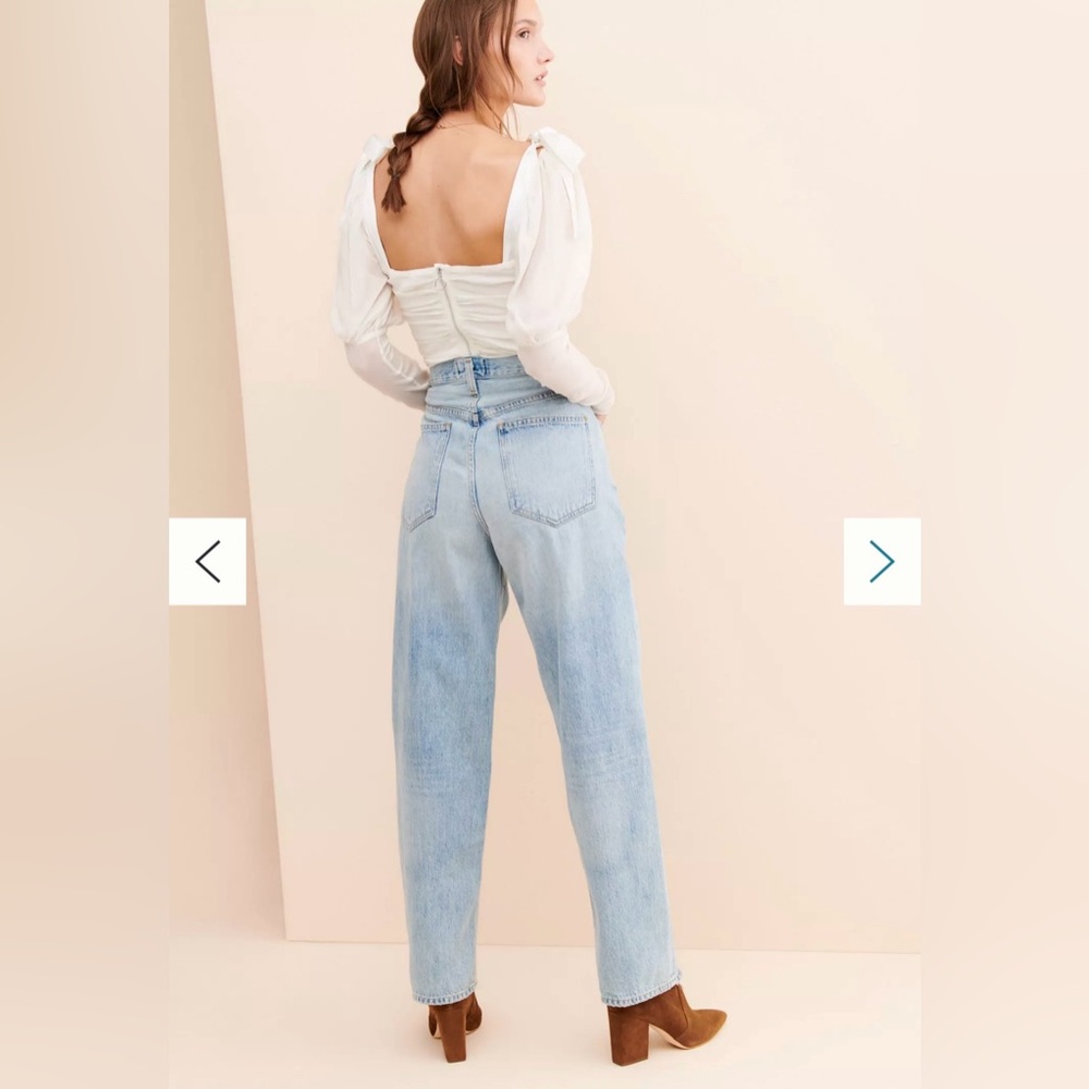 AGOLDE Criss Cross Upsized Jeans, Size 26 👖 - Picture 2 of 8